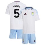 Aston Villa aston villa adidas away mini kit 2024-25 with mings 5 printing Kits - Official Football Shirts & Training Gear