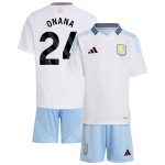 Aston Villa aston villa adidas away mini kit 2024-25 with onana 24 printing Kits - Official Football Shirts & Training Gear