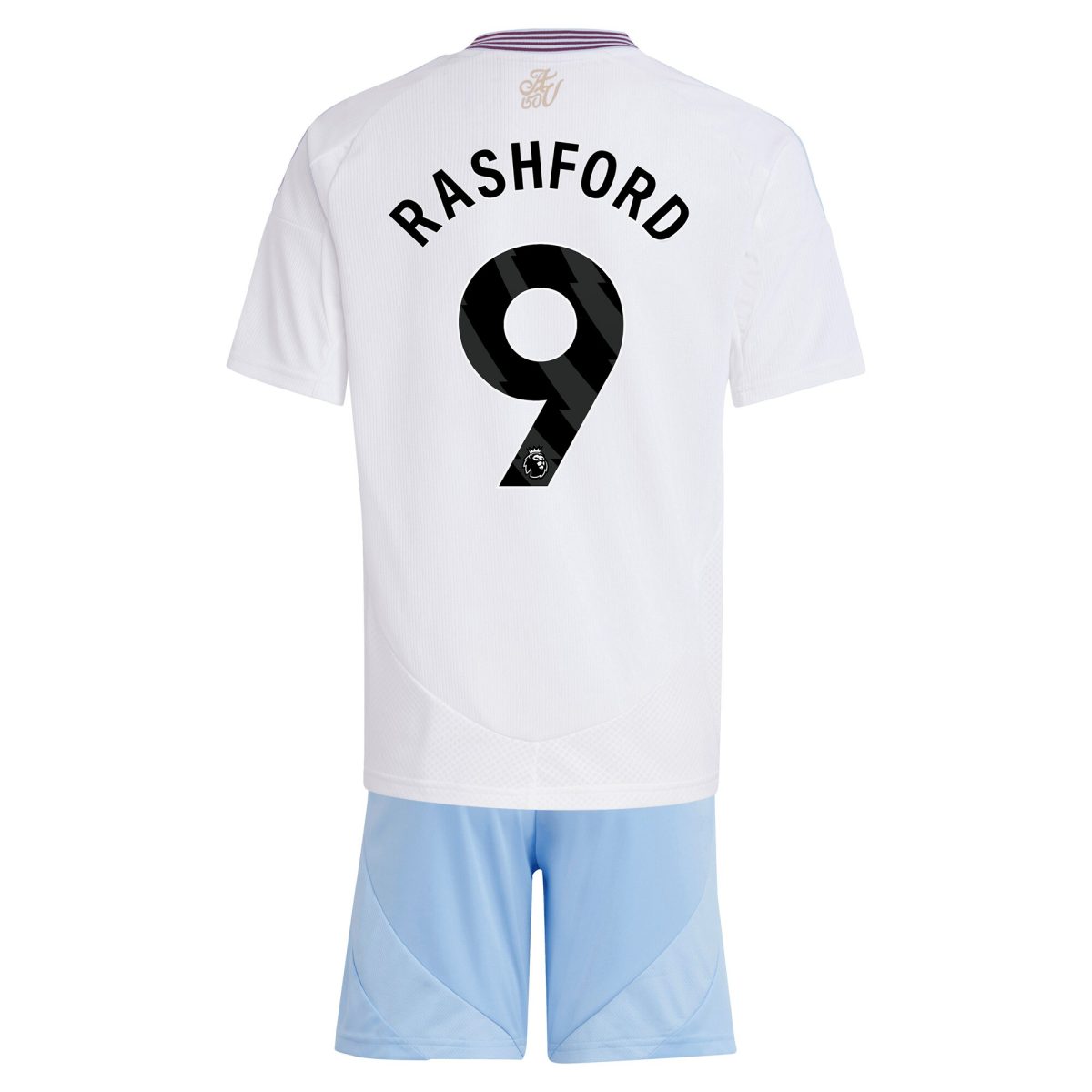 Aston Villa aston villa adidas away mini kit 2024-25 with rashford 9 printing Kits - Official Football Shirts & Training Gear