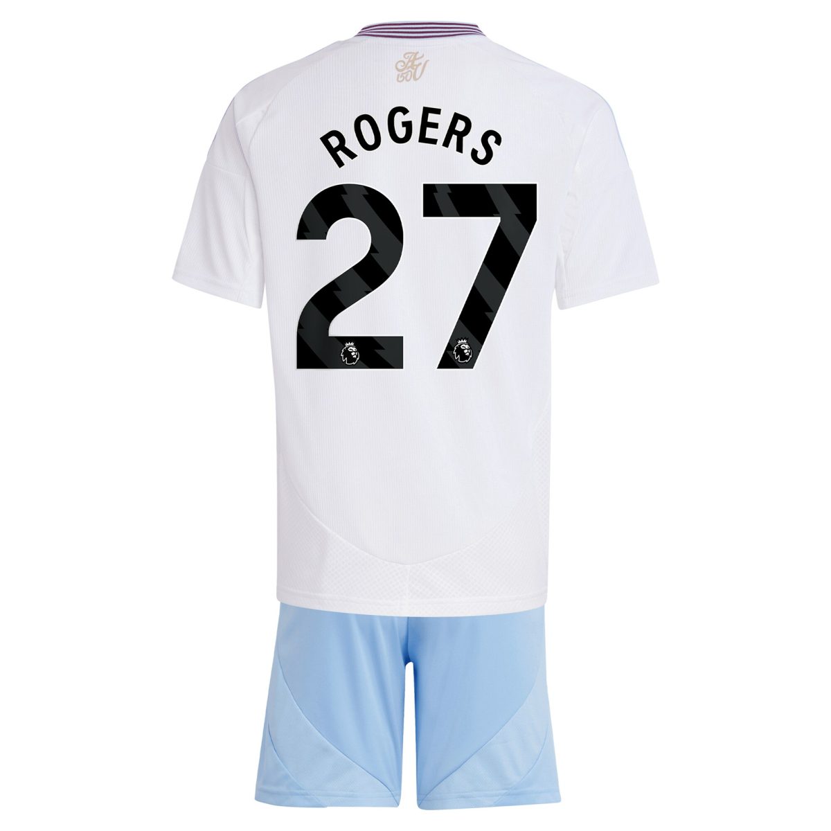 Aston Villa aston villa adidas away mini kit 2024-25 with rogers 27 printing Kits - Official Football Shirts & Training Gear