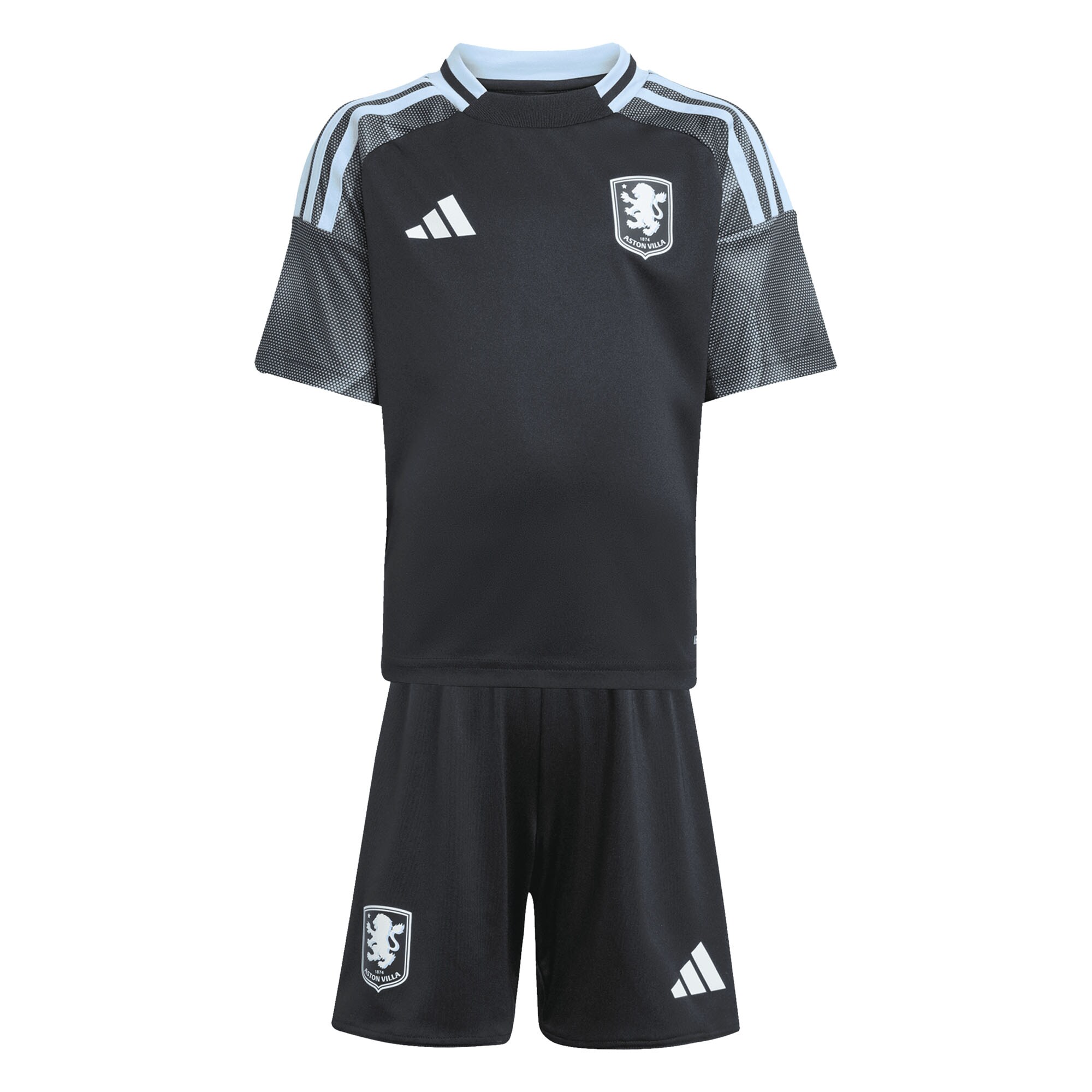 Aston Villa aston villa adidas away mini kit 2025-26 with bogarde 26 printing Kits - Official Football Shirts & Training Gear