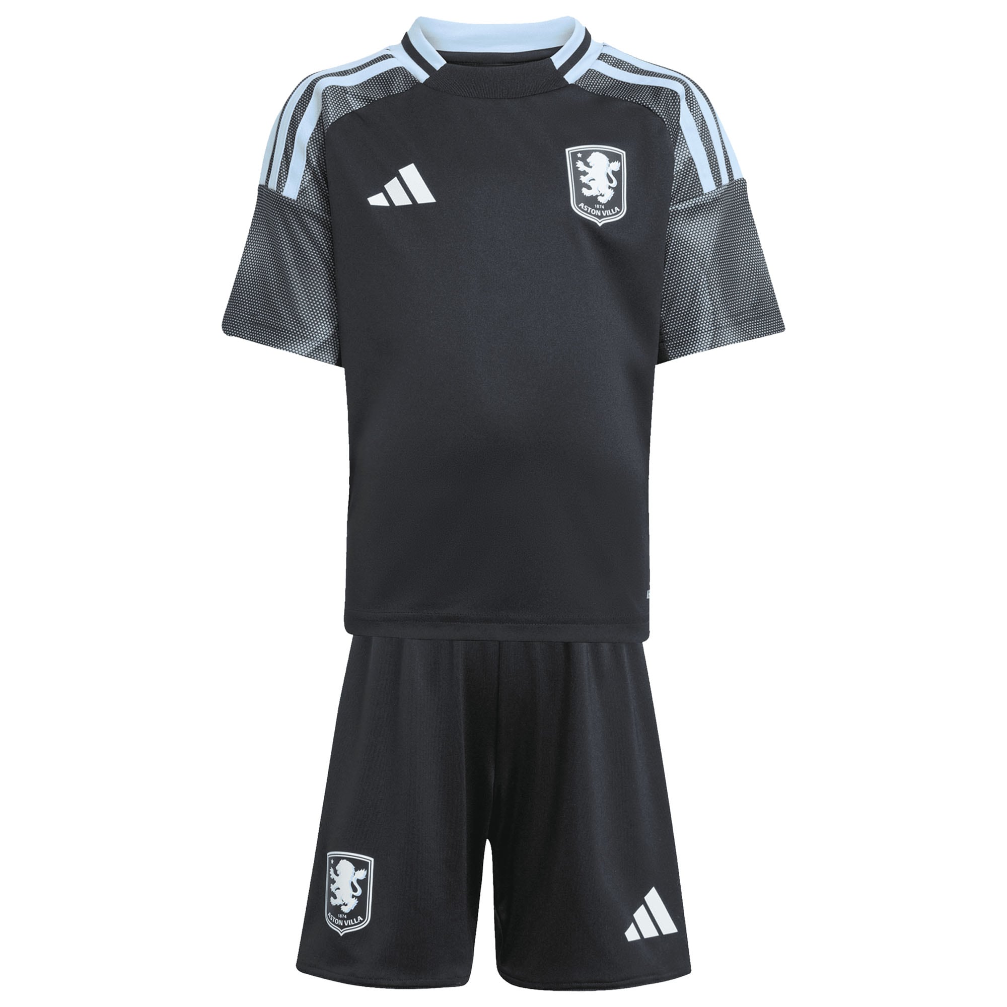 Aston Villa aston villa adidas away mini kit 2025-26 with custom printing Kits - Official Football Shirts & Training Gear