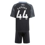 Aston Villa aston villa adidas away mini kit 2025-26 with kamara 44 printing Kits - Official Football Shirts & Training Gear