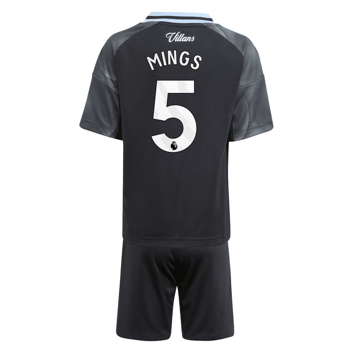 Aston Villa aston villa adidas away mini kit 2025-26 with mings 5 printing Kits - Official Football Shirts & Training Gear