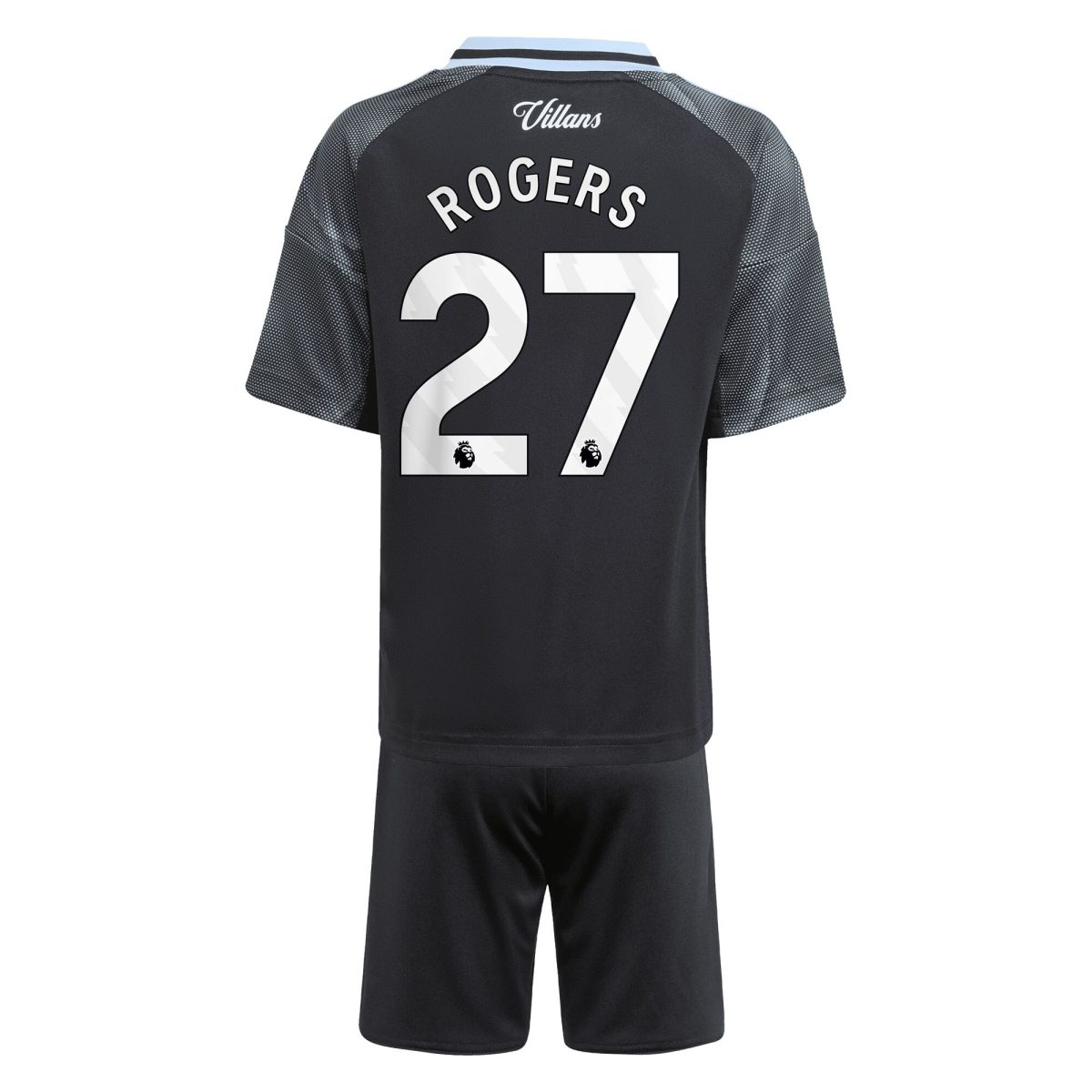 Aston Villa aston villa adidas away mini kit 2025-26 with rogers 27 printing Kits - Official Football Shirts & Training Gear