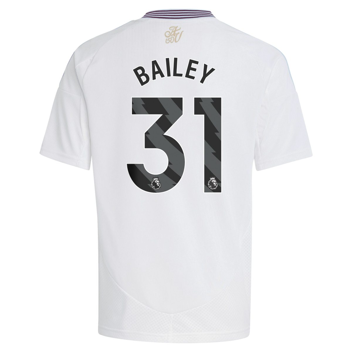 Aston Villa aston villa adidas away shirt 2024-25 – kids with bailey 31 printing Kits - Official Football Shirts & Training Gear