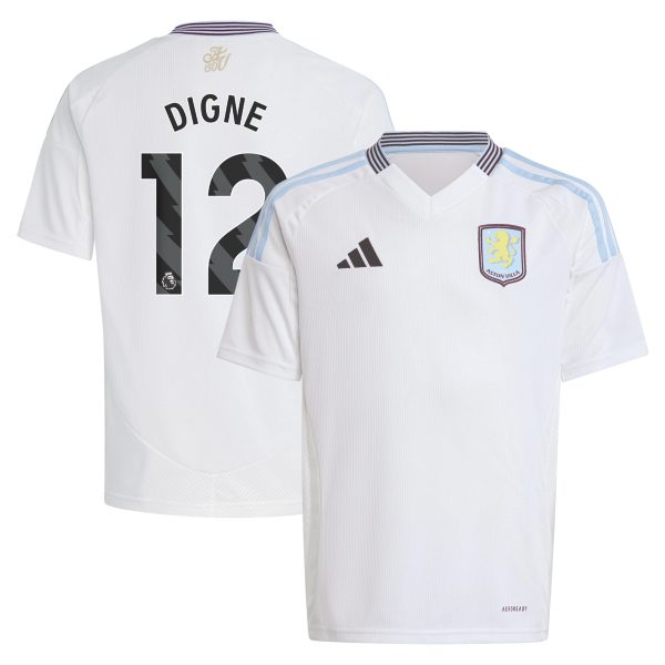 Aston Villa aston villa adidas away shirt 2024-25 – kids with digne 12 printing Kits - Official Football Shirts & Training Gear