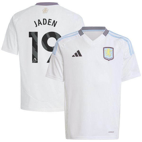Aston Villa aston villa adidas away shirt 2024-25 – kids with jaden 19 printing Kits - Official Football Shirts & Training Gear