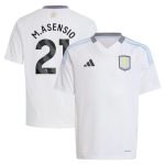 Aston Villa aston villa adidas away shirt 2024-25 – kids with m.asensio 21 printing Kits - Official Football Shirts & Training Gear