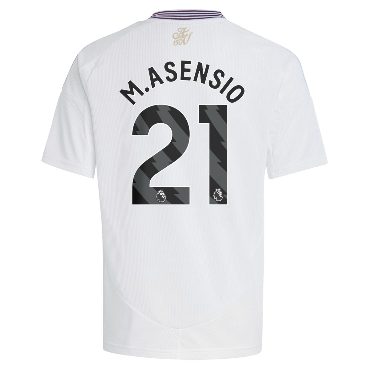 Aston Villa aston villa adidas away shirt 2024-25 – kids with m.asensio 21 printing Kits - Official Football Shirts & Training Gear