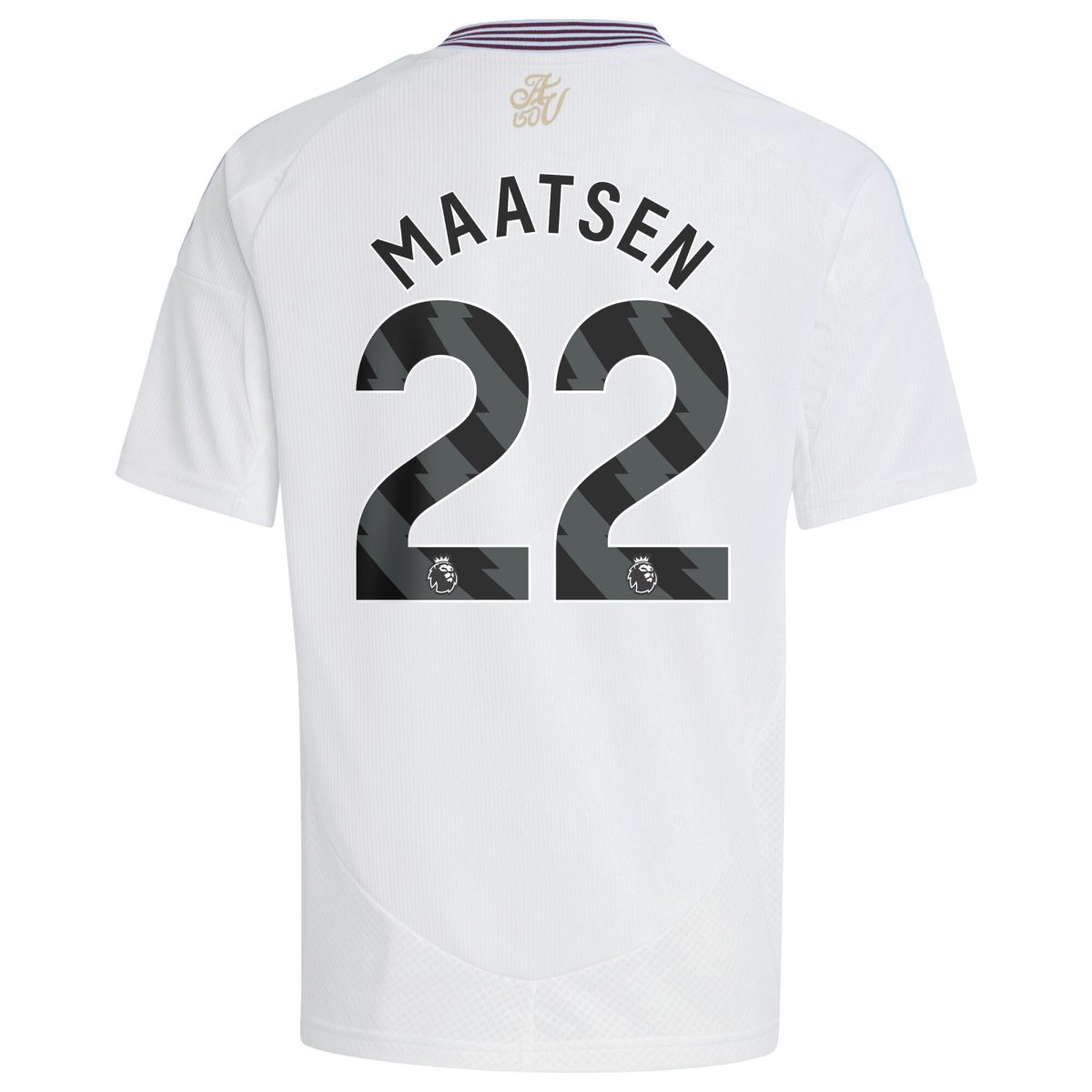Aston Villa aston villa adidas away shirt 2024-25 – kids with maatsen 22 printing Kits - Official Football Shirts & Training Gear