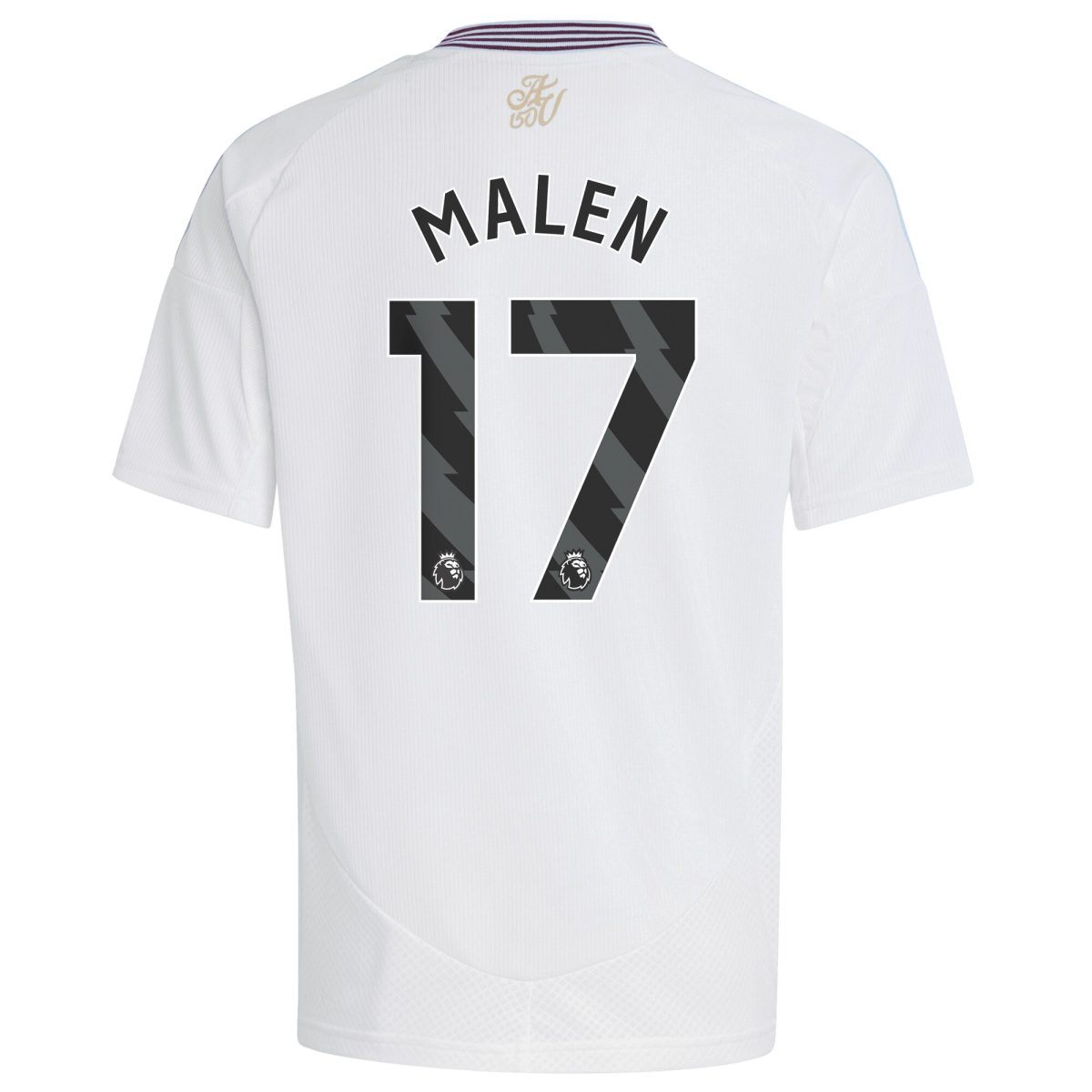 Aston Villa aston villa adidas away shirt 2024-25 – kids with malen 17 printing Kits - Official Football Shirts & Training Gear