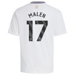 Aston Villa aston villa adidas away shirt 2024-25 – kids with malen 17 printing Kits - Official Football Shirts & Training Gear