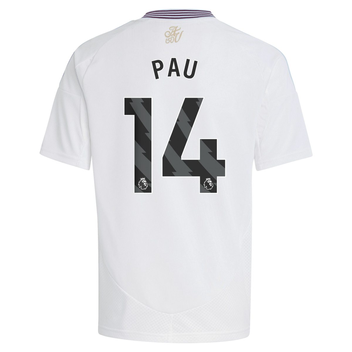 Aston Villa aston villa adidas away shirt 2024-25 – kids with pau 14 printing Kits - Official Football Shirts & Training Gear