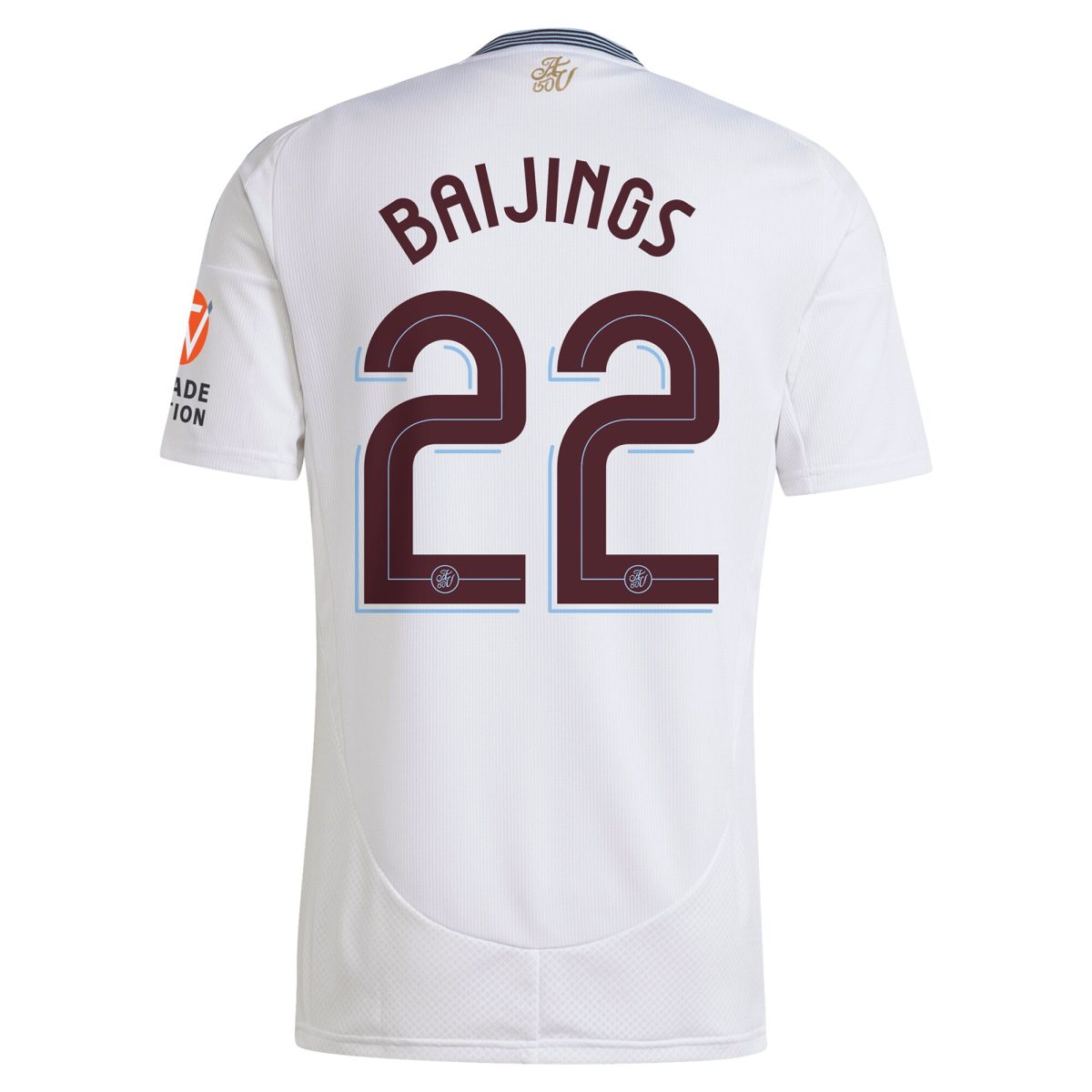 Aston Villa aston villa adidas away shirt 2024-25 with baijings 22 cup printing Kits - Official Football Shirts & Training Gear