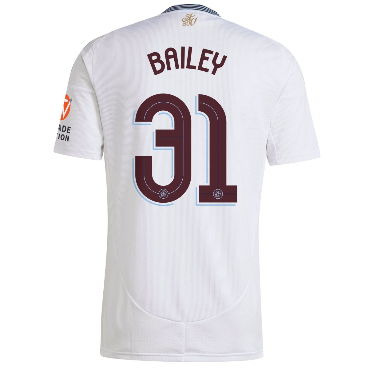 Aston Villa aston villa adidas away shirt 2024-25 with bailey 31 cup printing Kits - Official Football Shirts & Training Gear