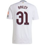 Aston Villa aston villa adidas away shirt 2024-25 with bailey 31 cup printing Kits - Official Football Shirts & Training Gear