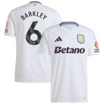 Aston Villa aston villa adidas away shirt 2024-25 with barkley 6 printing Kits - Official Football Shirts & Training Gear