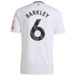 Aston Villa aston villa adidas away shirt 2024-25 with barkley 6 printing Kits - Official Football Shirts & Training Gear