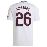 Aston Villa aston villa adidas away shirt 2024-25 with bogarde 26 cup printing Kits - Official Football Shirts & Training Gear