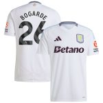 Aston Villa aston villa adidas away shirt 2024-25 with bogarde 26 printing Kits - Official Football Shirts & Training Gear