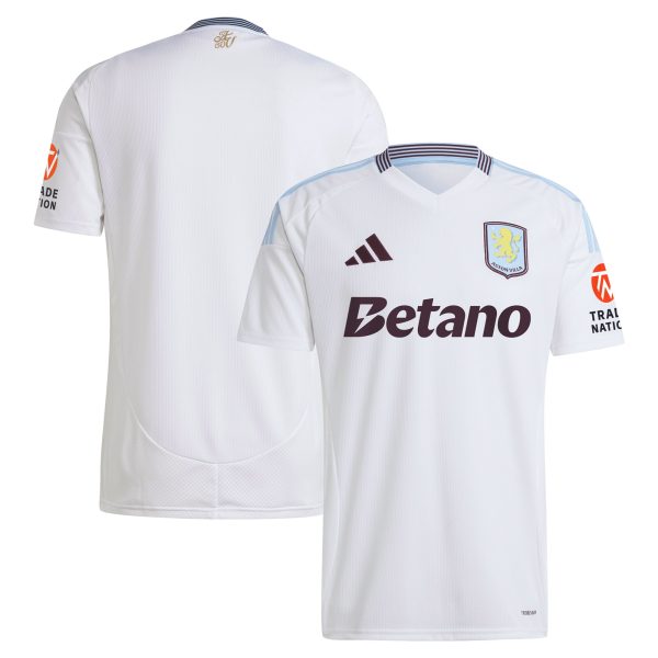 Aston Villa aston villa adidas away shirt 2024-25 with custom printing Kits - Official Football Shirts & Training Gear