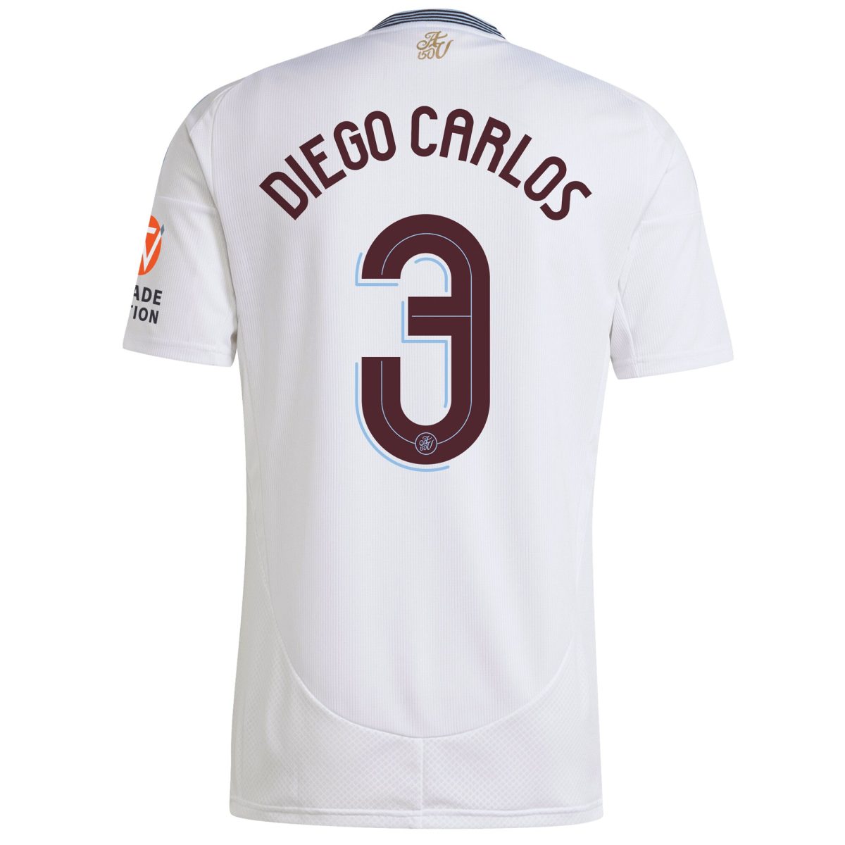Aston Villa aston villa adidas away shirt 2024-25 with diego carlos 3 cup printing Kits - Official Football Shirts & Training Gear