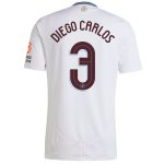 Aston Villa aston villa adidas away shirt 2024-25 with diego carlos 3 cup printing Kits - Official Football Shirts & Training Gear
