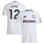 Aston Villa aston villa adidas away shirt 2024-25 with digne 12 printing Kits - Official Football Shirts & Training Gear
