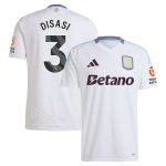 Aston Villa aston villa adidas away shirt 2024-25 with disasi 3 printing Kits - Official Football Shirts & Training Gear