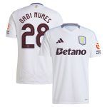 Aston Villa aston villa adidas away shirt 2024-25 with gabi nunes 28 cup printing Kits - Official Football Shirts & Training Gear