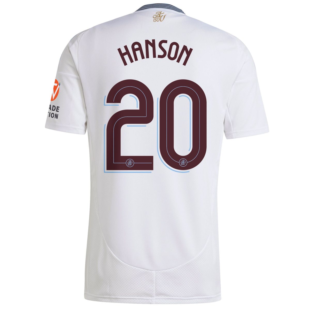 Aston Villa aston villa adidas away shirt 2024-25 with hanson 20 cup printing Kits - Official Football Shirts & Training Gear