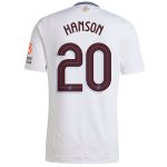 Aston Villa aston villa adidas away shirt 2024-25 with hanson 20 cup printing Kits - Official Football Shirts & Training Gear