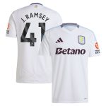 Aston Villa aston villa adidas away shirt 2024-25 with j. ramsey 41 printing Kits - Official Football Shirts & Training Gear