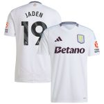 Aston Villa aston villa adidas away shirt 2024-25 with jaden 19 printing Kits - Official Football Shirts & Training Gear