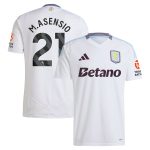 Aston Villa aston villa adidas away shirt 2024-25 with m.asensio 21 printing Kits - Official Football Shirts & Training Gear