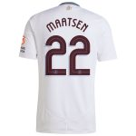 Aston Villa aston villa adidas away shirt 2024-25 with maatsen 22 cup printing Kits - Official Football Shirts & Training Gear