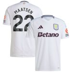Aston Villa aston villa adidas away shirt 2024-25 with maatsen 22 printing Kits - Official Football Shirts & Training Gear