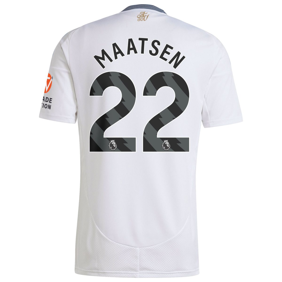 Aston Villa aston villa adidas away shirt 2024-25 with maatsen 22 printing Kits - Official Football Shirts & Training Gear