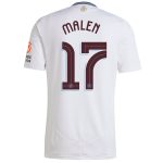 Aston Villa aston villa adidas away shirt 2024-25 with malen 17 cup printing Kits - Official Football Shirts & Training Gear