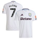 Aston Villa aston villa adidas away shirt 2024-25 with mcginn 7 printing Kits - Official Football Shirts & Training Gear