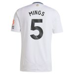 Aston Villa aston villa adidas away shirt 2024-25 with mings 5 printing Kits - Official Football Shirts & Training Gear