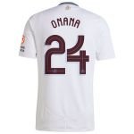 Aston Villa aston villa adidas away shirt 2024-25 with onana 24 cup printing Kits - Official Football Shirts & Training Gear