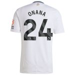 Aston Villa aston villa adidas away shirt 2024-25 with onana 24 printing Kits - Official Football Shirts & Training Gear