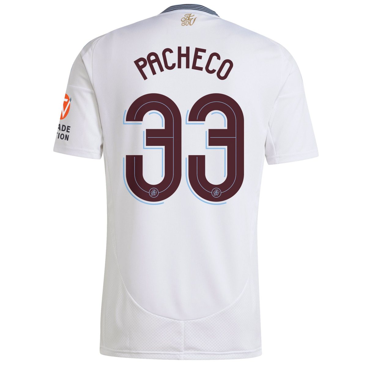 Aston Villa aston villa adidas away shirt 2024-25 with pacheco 33 cup printing Kits - Official Football Shirts & Training Gear