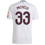 Aston Villa aston villa adidas away shirt 2024-25 with pacheco 33 cup printing Kits - Official Football Shirts & Training Gear