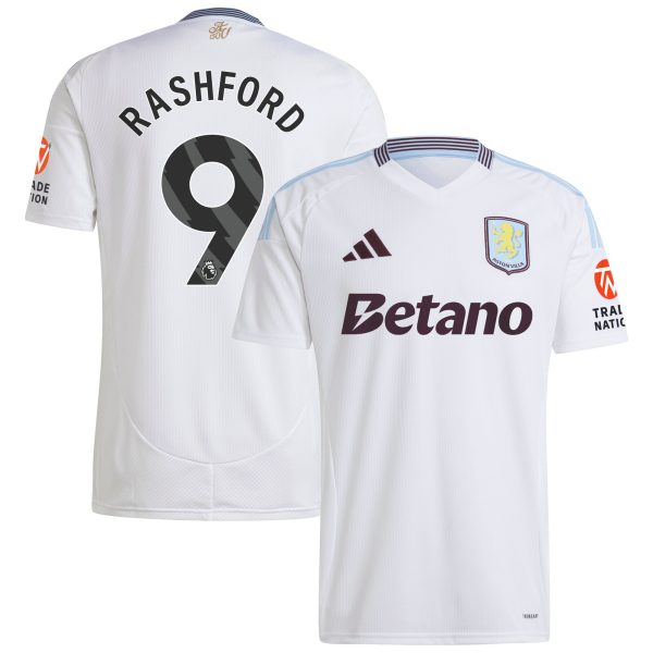 Aston Villa aston villa adidas away shirt 2024-25 with rashford 9 printing Kits - Official Football Shirts & Training Gear