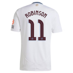 Aston Villa aston villa adidas away shirt 2024-25 with robinson 11 cup printing Kits - Official Football Shirts & Training Gear
