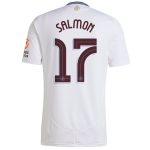 Aston Villa aston villa adidas away shirt 2024-25 with salmon 17 cup printing Kits - Official Football Shirts & Training Gear
