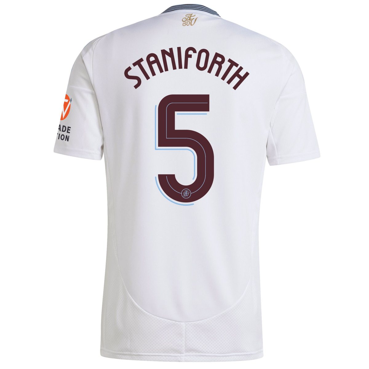 Aston Villa aston villa adidas away shirt 2024-25 with staniforth 5 cup printing Kits - Official Football Shirts & Training Gear